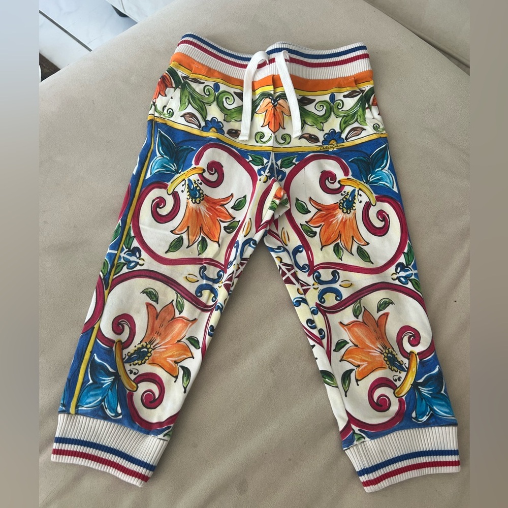 Dolce Gabbana Kids sweat pant size 4
